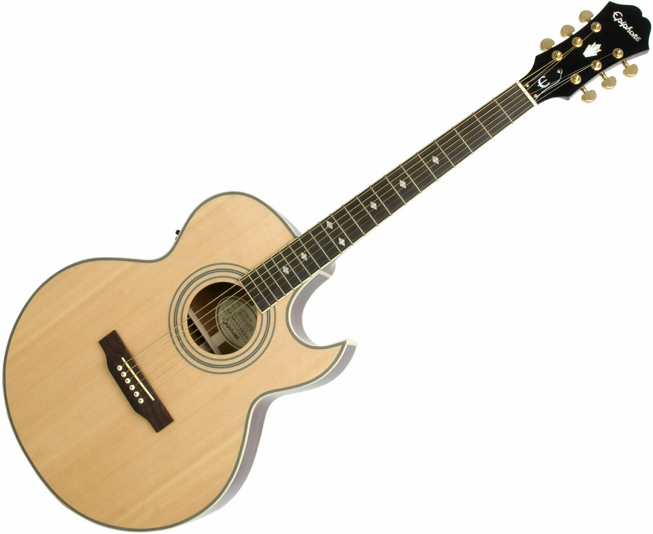 Epiphone PR5E Natural Chitară electro-acustică Jumbo - Muziker