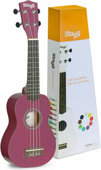 Soprano ukulele Stagg US Soprano ukulele Violet - 1