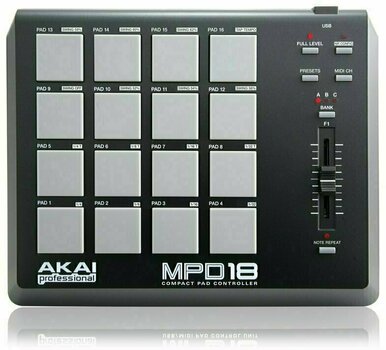 MIDI kontroler, MIDI ovladač Akai MPD 18 - 1