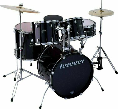Akoestisch drumstel Ludwig Accent CS Power Set Black - 1