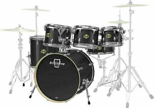 Акустични барабани-комплект Ludwig Element Pop Black - 1