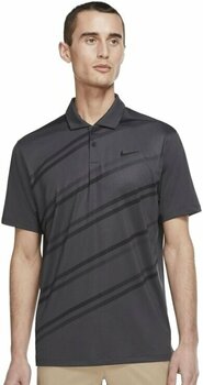 Polo Shirt Nike Dri-Fit Vapor Mens Polo Shirt Dark Smoke Grey/Black L - 1