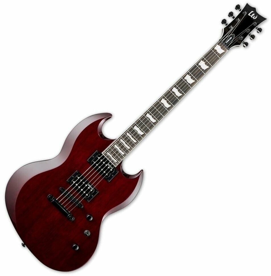 Elektromos gitár ESP LTD Viper-256 SeeThru Black Cherry