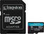 Memory Card Kingston 64GB microSDHC Canvas Go! Plus U3 UHS-I V30 + SD Adapter SDCG3/64GB