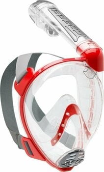 Diving Mask Cressi Duke Dry Full Face Mask Clear/Red S/M - 1