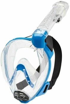 Diving Mask Cressi Baron Full Face Mask Clear/Blue S/M - 1