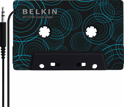 Áudio para automóvel Belkin Cassette Adapter for MP3 Players F8V366bt - 1