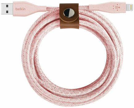 USB Cable Belkin DuraTek Plus Lightning to USB-A Cable F8J236bt04-PNK Pink 1 m USB Cable - 1