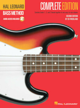 Partitura para baixos Hal Leonard Electric Bass Method Complete Edition Livro de música - 1