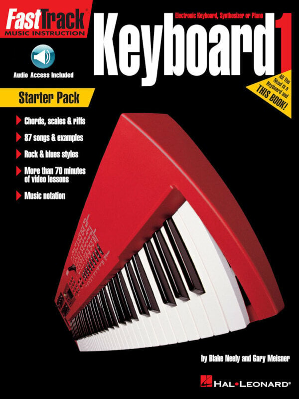 Нотни листи за пиано Hal Leonard FastTrack - Keyboard Method 1 Starter Pack Нотна музика