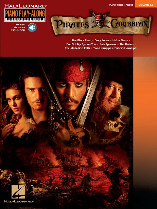 Partitions pour piano Hal Leonard Pirates of the Caribbean Piano Partition