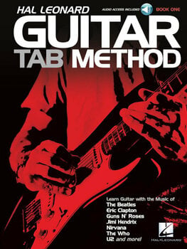 Note za kitare in bas kitare Hal Leonard Guitar Tab Method Notna glasba - 1