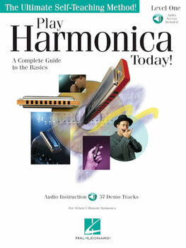 Music sheet for wind instruments Hal Leonard Play Harmonica Today! Level 1 Music Book - 1