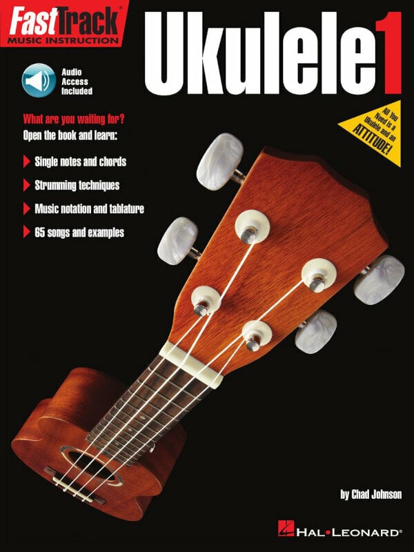 Noter för Ukulele Hal Leonard FastTrack - Ukulele Method 1 Musikbok