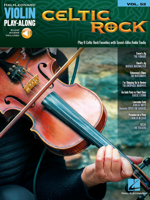 Vonószenekari kották Hal Leonard Celtic Rock Violin Kotta