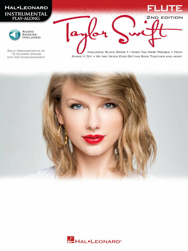 Notblad för blåsinstrument Taylor Swift Flute Musikbok