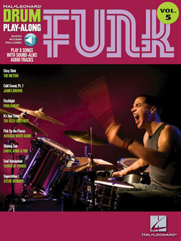 Partituri pentru tobe și percuție Hal Leonard Funk Drums Partituri - 1