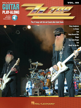 Notblad för gitarrer och basgitarrer ZZ Top Guitar Play-Along Volume 99 Musikbok - 1