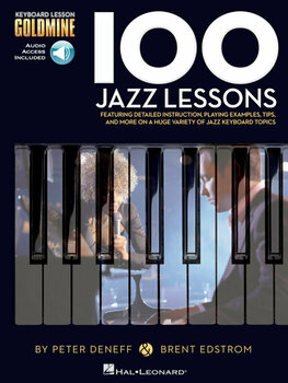 Partitura para pianos Hal Leonard Keyboard Lesson Goldmine: 100 Jazz Lessons Music Book - 1