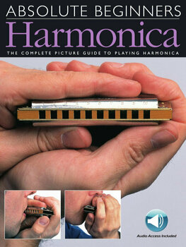 Music sheet for wind instruments Music Sales Absolute Beginners: Harmonica Music Book - 1