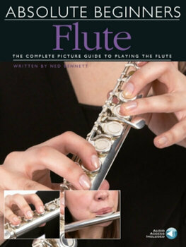 Music sheet for wind instruments Music Sales Absolute Beginners: Flute Music Book - 1