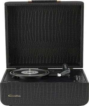 Prenosni gramofon Crosley Mercury Black Croc - 1
