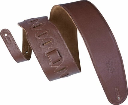 Leather guitar strap Levys M4GF Leather guitar strap Brown - 1