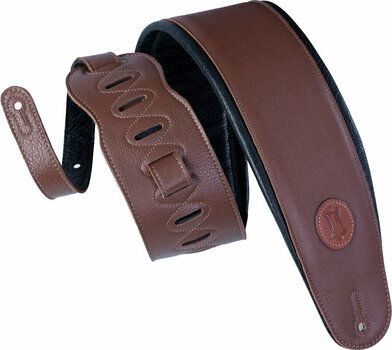 Leather guitar strap Levys MSS2-4 Leather guitar strap Brown - 1