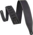 Levy's Like Butter 2.5  Double Stitched Black Guitar strap