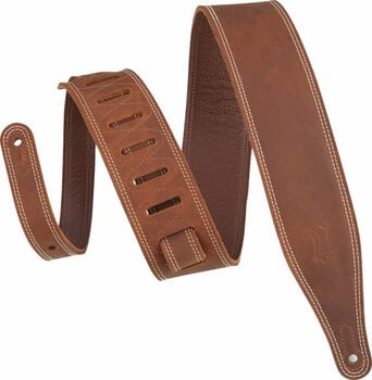 Leather guitar strap Levys M17BDS Leather guitar strap Brown - 1