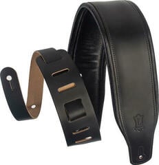 Gitarrengurt Levy's Amped Leather Gitarrengurt Black