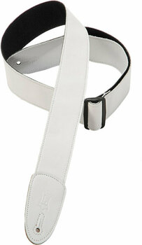 Leather guitar strap Levys M7GP Leather guitar strap White - 1