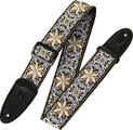 Levy's Hootenanny  Yellow & White Floral Tekstilni kitarski pas