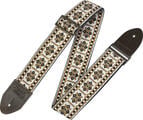 Levy's Vintage Hootenanny Beige Textile guitar strap