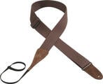 Levy's Cotton & Suede Loop Brown Gitarrband i textil