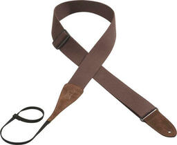 Levy's Cotton & Suede Loop Brown Sangle pour guitare (Comme neuf)