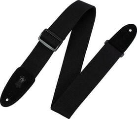Kytarový pás Levy's Cotton & Suede Standard  Kytarový pás Black