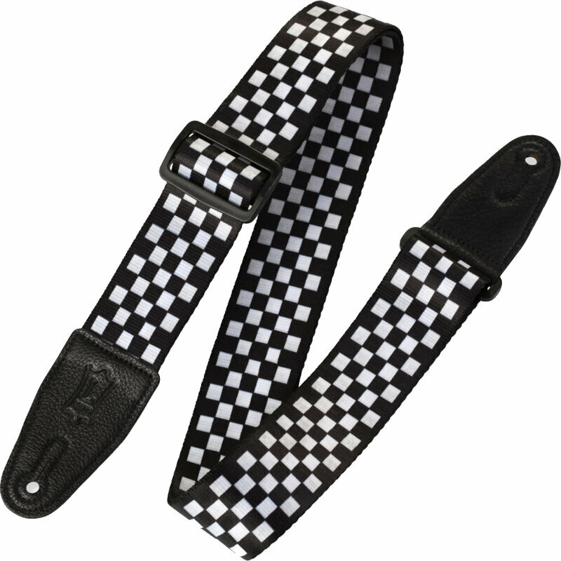 Tekstylne gitarowe pasy Levys MP-28 Print Series 2" Polyester Guitar Strap Chequered