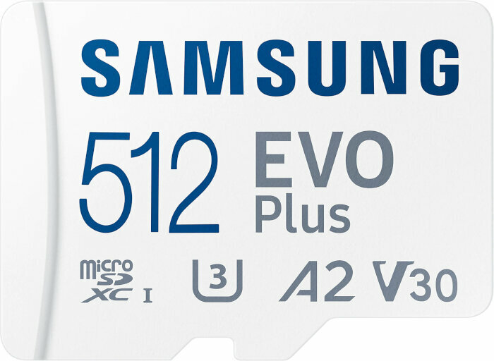 Geheugenkaart Samsung SDXC 512 GB EVO Plus SDXC 512 GB Geheugenkaart
