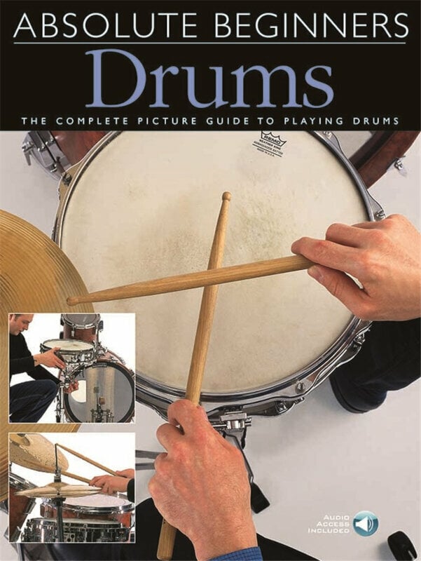 Music sheet for drums and percusion Music Sales Absolute Beginners: Drums Music Book