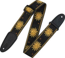 Kytarový pás Levy's Sun Motif Kytarový pás Black