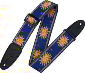 Kytarový pás Levy's Sun Motif Kytarový pás Blue