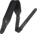 Levy's Poly Right Height 3 Black Textile guitar strap