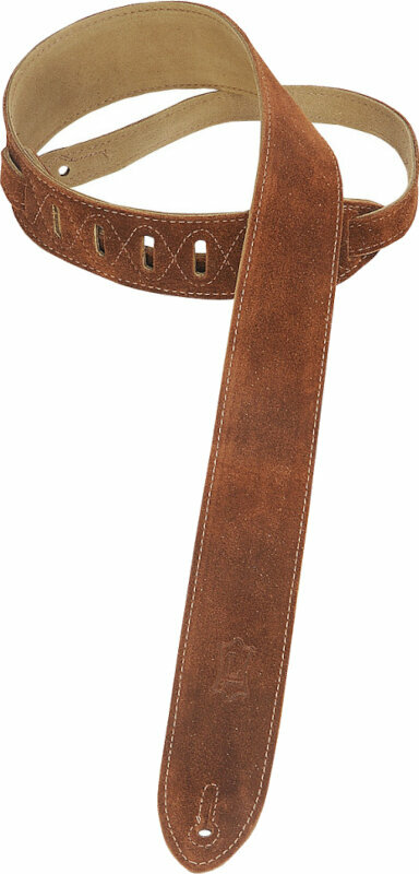 Leather guitar strap Levys MS12 Leather guitar strap Brown