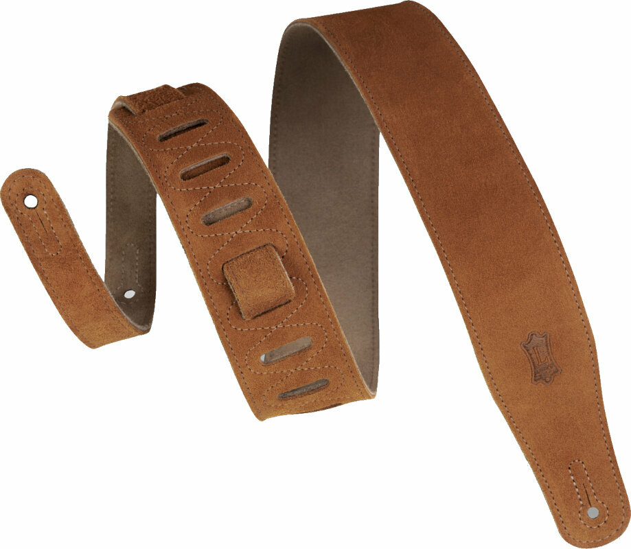 Leather guitar strap Levys MS26 Leather guitar strap Honey