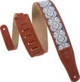 Levy's Woven Suede Rust Guitar strap (Like new)