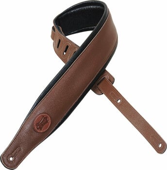 Leather guitar strap Levys MSS2 Leather guitar strap Brown - 1