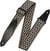 Textile guitar strap Levys MSSC80-BLK/WHT Country/Western Series 2" Heavy-weight Cotton Guitar Strap Black White