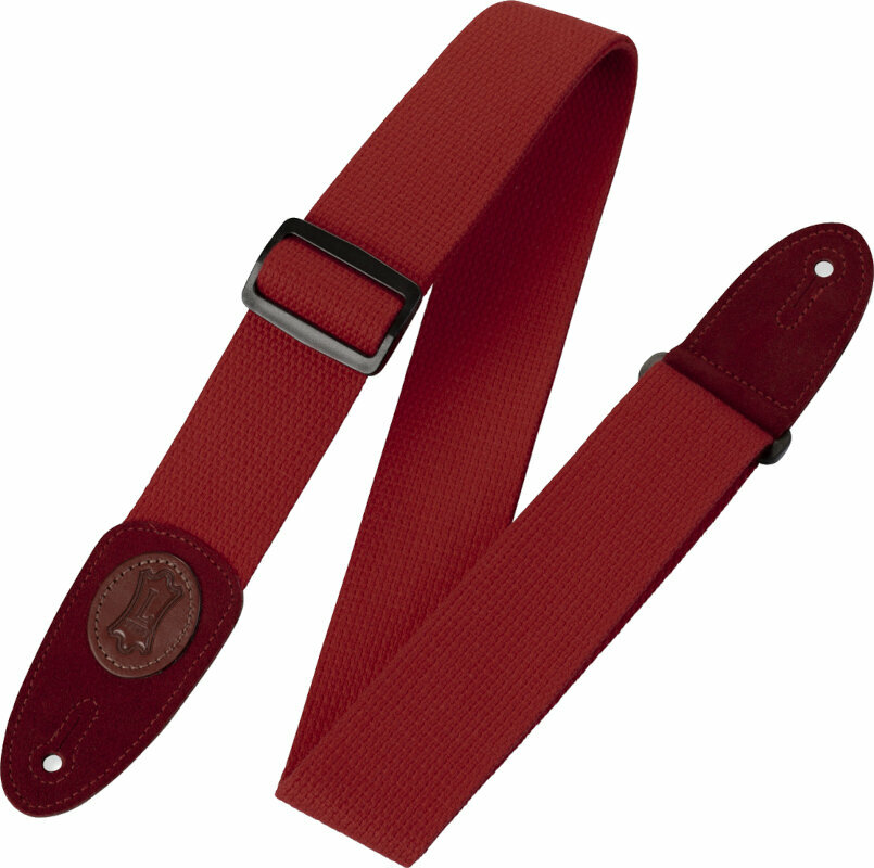 Kytarový pás Levys MSSC8-RED Classics Series 2" Signature Series Cotton Guitar Strap Red