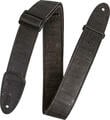 Levy's Cork Solid Black Gitaarriem (Als nieuw)